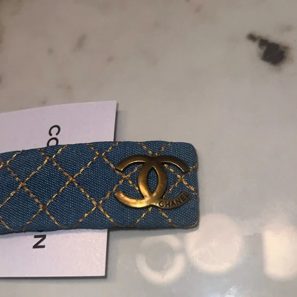 NEW Chanel Parfums Hair Accessory - Denim -Novelty item - Picture 3 of 5